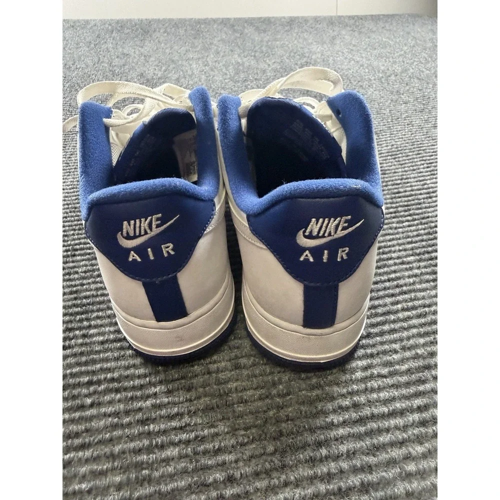 Nike Air Force 1 Low White Blue Youth Size 8Y Sneakers Shoes Unisex